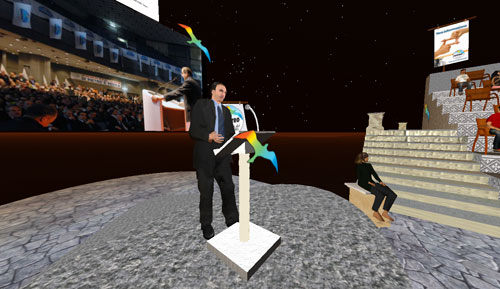 Italian Minister in Second Life