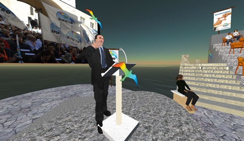 Italian Minister in Second Life