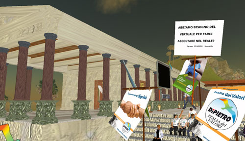 Italian Minister in Second Life